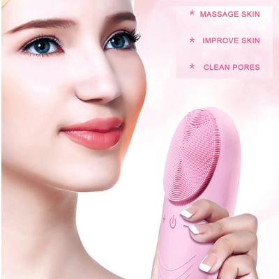 China Private Electric Facial Care Devices Moisturizer Beauty Products Gel Facial Cleansing Brush for sale