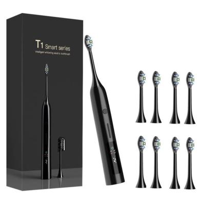 China Rechargeable Battery Powered Sonic Whitening Electric Toothbrush With Color Smart Display for sale