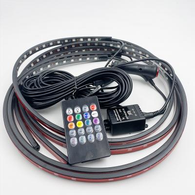 China LED RGB Atmosphere Lamp /APP Control Underbody Lamp Remote Car Decorative Neon Light Flexible Strip Waterproof All for sale