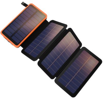 China Outdoor Solar Panel Charging Solar Charger For Mobile Cell Phone 25000mah Battery Solar Power Bank Solar Power Bank Solar Panel Phone Charger for sale