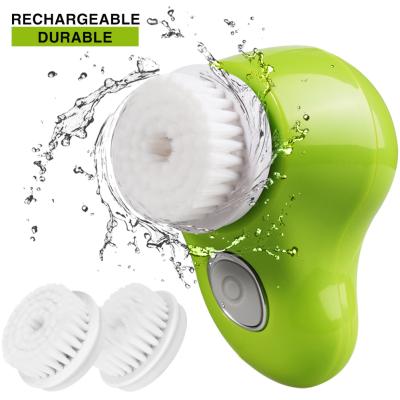 China DEEP CLEANSING Face Cleansing Sonic Silicone Pore Cleaner Wash Electric Device Facial Cleansing Brush for sale