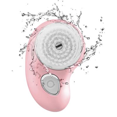 China Best Sonic Waterproof Acne Pore Skin Remover Mini Portable Small Pocket Exfoilating DEEP CLEANSING Facial Brush for sale