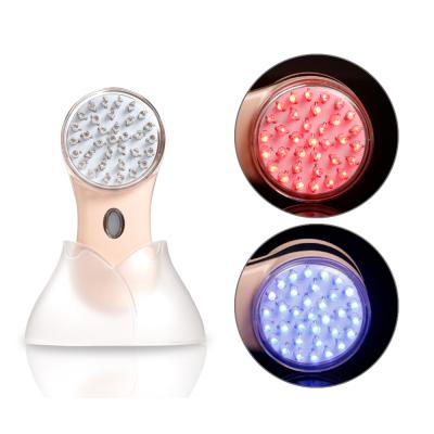 China Red Acne Treatment Beauty Treatment Massager Machine Wand Professional Led Facial Light Therapy for sale