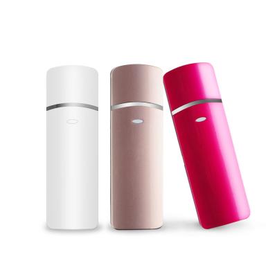 China Lighting Slim Design USB Charging Nano Mist Atomizer Skin Cooling Large Water Tank for sale