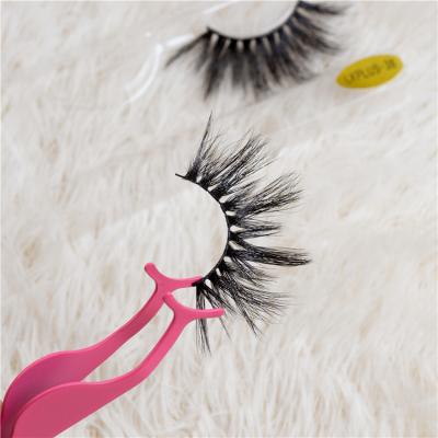 China Various Styles 25mm Long Full Mink Eyelash Handmade Full Strip Natural Black Strip China Seller Private Label Customized Packing Welcomed for sale