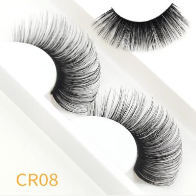 China Natural Christmas Mink Magnet Eye Eyelash Extension 3d 5d Faux 12-18mm Full Private Label Russian Curved Strip Long Lashes for sale