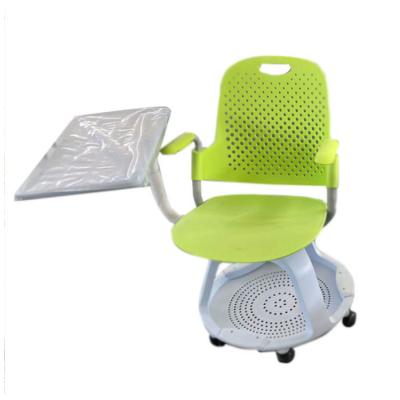 China Certification Modern Plastic Office Multi-Running Stackable Training Chair With School And Office Wheel for sale