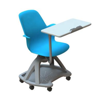 China Modern School Office Study Meeting Stacking Office Chair Plastic Back Non-slip Foldable Home Forming Adjustable Study Chair for sale