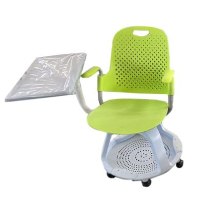 China Certification Modern Plastic Office Multi-Running Stackable Training Chair With School And Office Wheel for sale