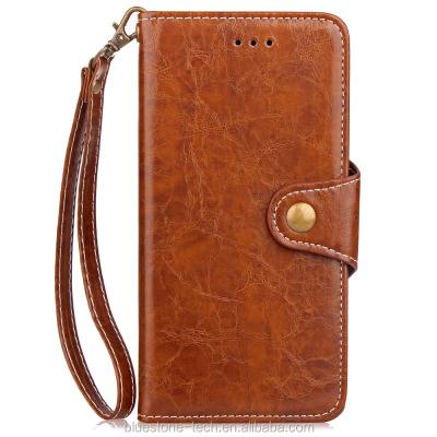 China Factory price good quality multifunctional phone accessory for apple iphone 6 case wallet leather style with strap for sale