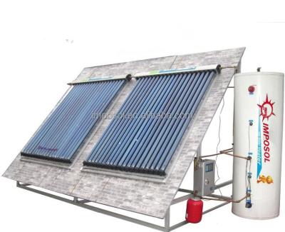 China 2015 Hot Selling Home Heat Pipe Roof-Mounted Solar Water Heater System For Widely Used for sale