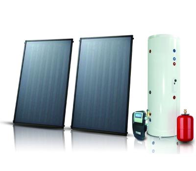 China Car Flat Plate Split Active Solar Water Heater System for sale