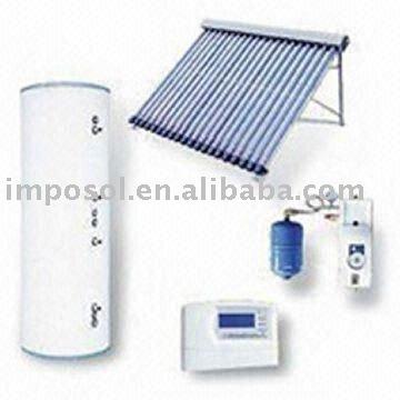 China Reba Black Split Pipe Solar Water Heater for sale