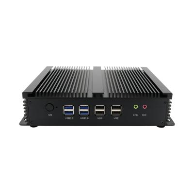 China Fanless+Aluminum Alloy Metal Case Eglobal G Series Mini PC Win10 i7 i5 i3 4200U/5200U 2*Lans 6*COM USB Fanless Industrial Micro Computer Linux 4G WiFi HD-MI for sale