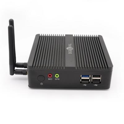 China For Business EGLOBAL Mini Computer Core j1900 Mini Pc Fanless Computer Hardware Slim Quad Core For Office School for sale