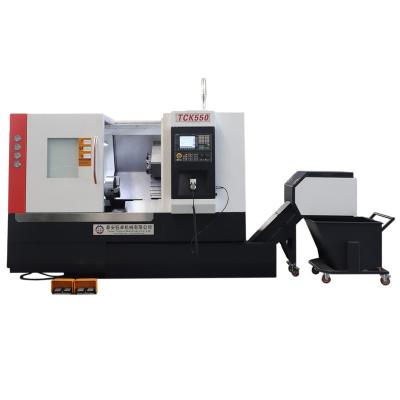 China Machinery Repair Shops High Precision Slant Bed CNC Lathe TCK550 for sale