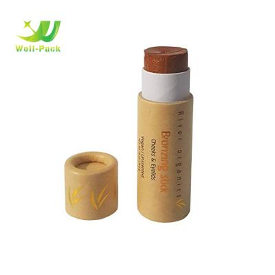 China Lip blam customized cardboard lip balm containers 20g lip balm container paper tube for lip balm for sale