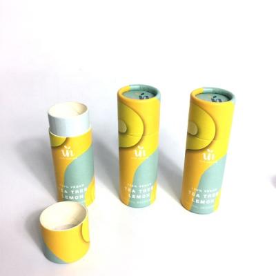 China 100% Recycled Lip Blam Lip Balm, Lipstick, Deodorant Push Paper Tube for sale