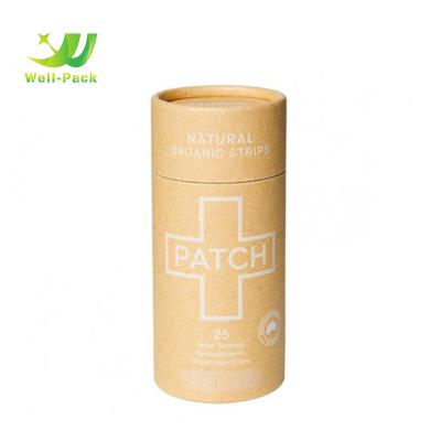 China Custom Printing Cosmetic Kraft Paper Round Cardboard Tube Cosmetic Packaging for sale