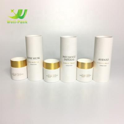 China Eco - Friendly Eco - Friendly Custom Cylinder Paper Tube Packaging For Cologne Perfume for sale