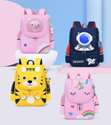 China Waterproof Children School Bag Waterproof Schoolbag Cute Girls Children Student Unicorn Nylon Printing Backpack Kindergarten Bags Child Pink for sale