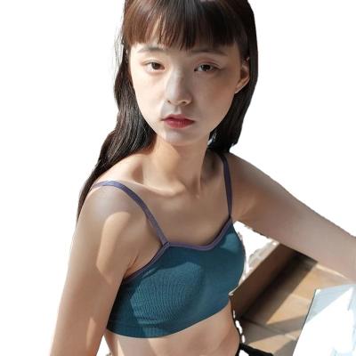 China Puberty Soft Breathable Sports Bra Girl Gift Teens Bra Girl Gift Streetwear Tube Top Year 7-18Y New for sale