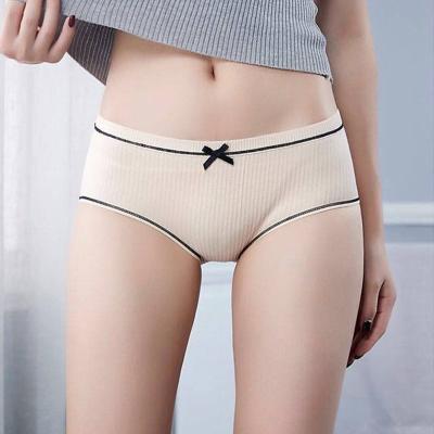 China 2022 Latest Design Good Quality Absorption Cotton Panties Antibacterial Breathable Underwear Sweat Underpants For Women for sale