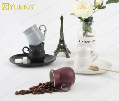 China Viable Fine Quality Coffee Cup And Saucer Hot Selling Royal Cup And Saucer for sale