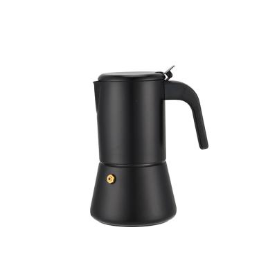 China WITH LID Bargain Price Minimalist Moka Pot Stainless Steel Manual Coffee Maker 2022 for sale