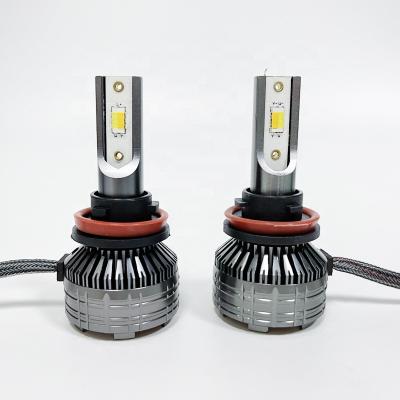 China Universal Cars CE FCC LED Front Lighting Certificated Dual Two Light Yellow White Color L H1 H11 H8 H9 9005 9006 LED Headlight H4 for sale