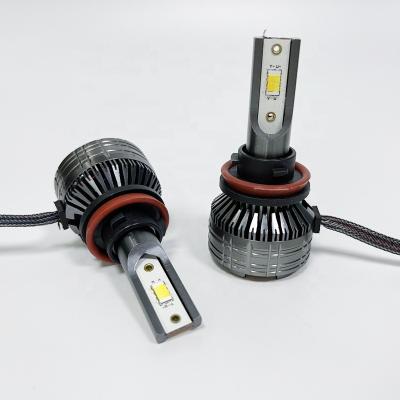 China Universal Cars LED Front Lighting IP68 Waterproof Dual Two Light Yellow White Color H1 H2 H17 H11 Auto Car Led Headlight for sale