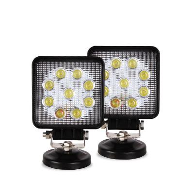 China Automobile/Motorcycle/Off-Road Vehicle/Truck/Forkl RTS Led Work Light High Quality COB Chip 9leds 27W Led Car Work Light for sale