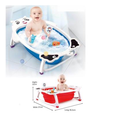 China Modern Folding Infant Portable Bathtub Baby Shower Infant Bath Tub Newborn Folding Support Baby Bathtub for sale