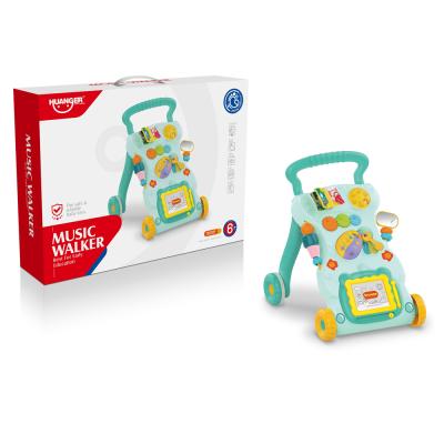 China Wholesale Green Music Baby Toys Cheap Educational Children First Learning Walker For Girls And Boys for sale