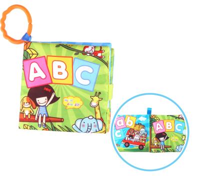 China Baby Raising and Learning Educational Toys Soft Intelligence Soft Book Cloth Letter ABC Preschool Toy 15*20*2cm for sale