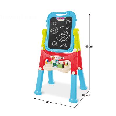 China DIY Plastic Magnetic Double Sided Drawing Board Kids Education Writing Easel Painting Toys for sale