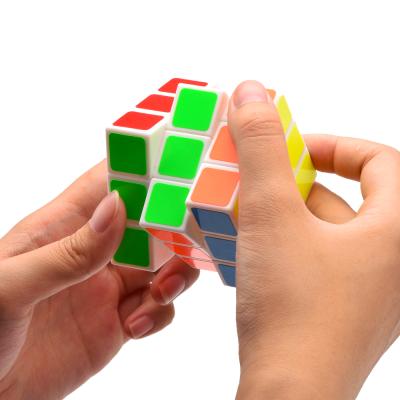 China Design good quality high speed text line rubikes cube magic cube 5.7*5.7*5.7 for brain training for sale