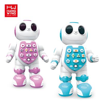 China Toy Sound Module Talking Electronic Robot plays small electric educational robot Toy Robots light music mainan for sale