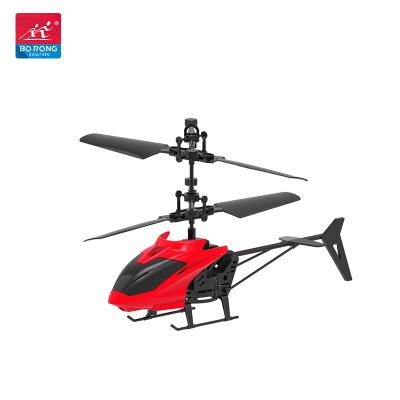 China Low Price 2CH Remote Control Inductive Function Aircraft Model RC Helicopter Toys With USB Line for sale