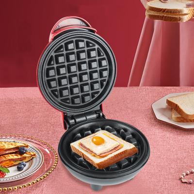 China Home Mini Baked Cake Waffle Sandwich Sandwich Breakfast Machine Adjustable Thermostat Waffle Maker Bread Machine Taxi Driver for sale