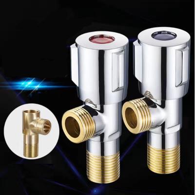 China Hot Sale and Good Price Triangular Toilet Water Heater Washing Angle Valve Hot and Cold Water Switch Universal Valve LD-010 for sale