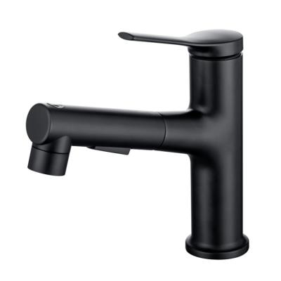 China Hot Sales Metered Cold And Hot Brass Polished Brass Faucet Black Chrome Single Lever Bathroom Faucet Single Wash Mixer Handle Faucets for sale