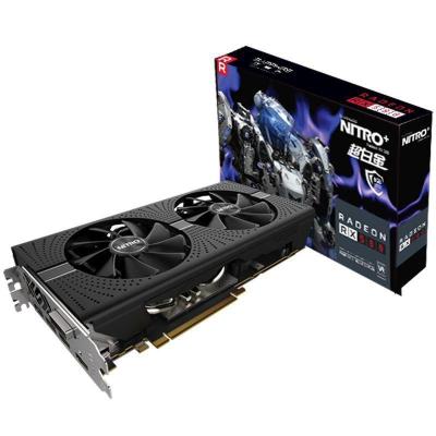 China Workstation new or used Sapphire Radeon 580 nitro plus RX580 8GB GPU video cards for sale