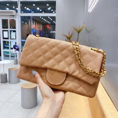 China 2022 Fashion Fashion Big Fashionable Designer Hand Bags Lady Young Woman Handbags Popular Luxury Chain Purses For Girls for sale