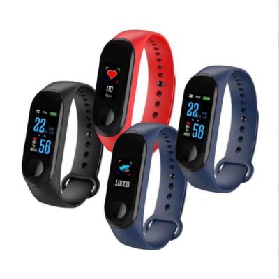 China 2022 NEW Alarm Low Price Smart Wrist Watch Step Counting Wristband Health Monitor M3 Pedometer for sale