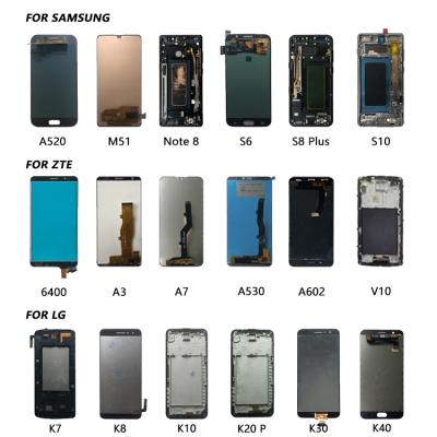 China mobile phone lcd for samsung s5 lcd for samsung gt p7500 lcd display cable kabel a10 for samsung screen for samsung lcd samsung s5 for sale