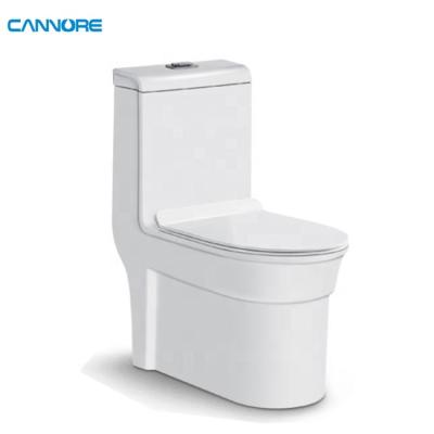 China High Quality White Color Double-Flow Toilets Lavatory Factory Chaozhou Wc Single Piece Toilet for sale