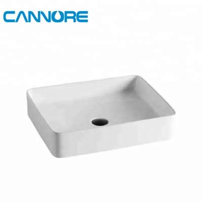 China Modern Design Easy Clean Promotional Basin Vessel Hand Wash Basin Low Price Square Basin for sale