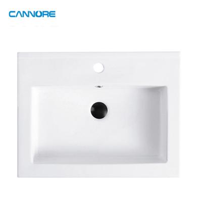 China High Tempreture 60 Mm Slim Basin Sink Ceramic Ceramic Cabinet Basin for sale