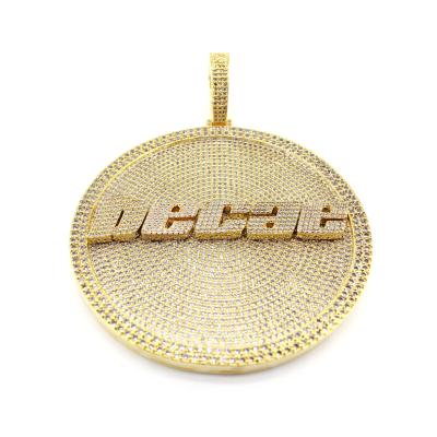 China Big Moissanite Hiphop Hip Hop Hip Hop Jewelry Pendant Pendant for sale